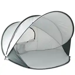 Decathlon Luxe Pop Up Strandtent XXL - Zilver aanbieding