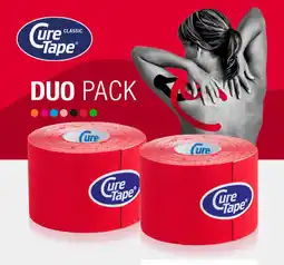 Decathlon CureTape Classic Kinesiotape - Set oferta especial - Rood aanbieding