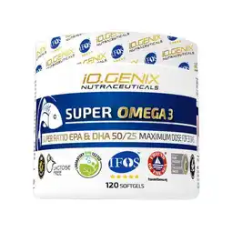 Decathlon Super Omega 3 EPA & DHA 50/25 - 120 Softgels IO.Genix aanbieding