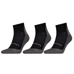 Decathlon Wandelsokken Cool Hiking Quarter 3-pack Zwart aanbieding