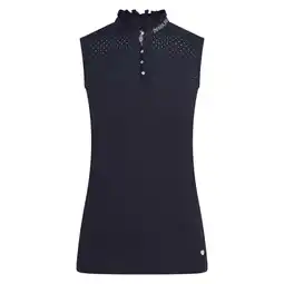 Decathlon Mouwloos rij poloshirt voor meisjes Imperial Riding Camee aanbieding