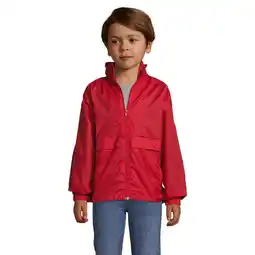 Decathlon Windjack voor kinderen (Rood) aanbieding