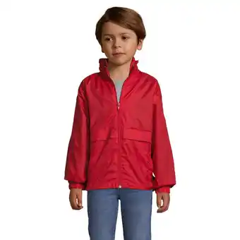 Decathlon Windjack voor kinderen (Rood) aanbieding