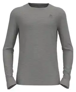 Decathlon Odlo Merinos 200 Natural Grey Long Sleeve Baselayer aanbieding