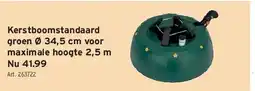 GAMMA Kerstboomstandaard groen Ø 34,5 cm voor maximale hoogte 2,5 m aanbieding