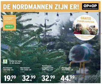 GAMMA Nordmann 150-175 cm aanbieding