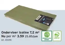 GAMMA Ondervloer Isoline 7,2 m2 aanbieding