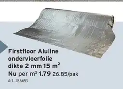 GAMMA Firstfl oor Aluline ondervloerfolie dikte 2 mm 15 m² aanbieding