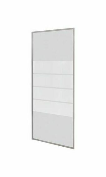 Zelfbouwmarkt Vaste Wand Voor Douchedeur Vanessa 90 X 190 Cm Chroom aanbieding