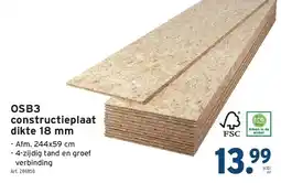 GAMMA OSB3 constructieplaat dikte 18 mm aanbieding