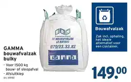 GAMMA GAMMA bouwafvalzak bulky aanbieding