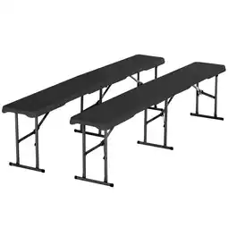 Decathlon Set 2 x Opvouwbare Bank Masi - Camping - Picknick - 180 cm - 300 kg aanbieding