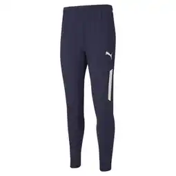 Decathlon teamLIGA Pro voetbaltrainingsbroek heren PUMA Peacoat White Blue aanbieding