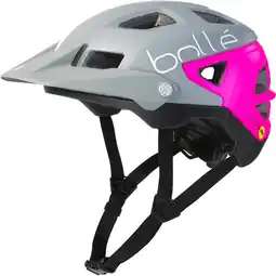 Decathlon Fietshelm TRACKDOWN MIPS Dark Grey Coral Matte aanbieding