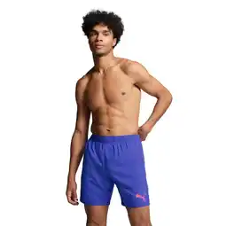 Decathlon Puma Zwembroek Heren Mid Shorts Benjamin Blue aanbieding