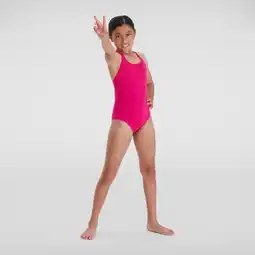 Decathlon 1-delig meisjes zwempak Speedo Eco+ Medalist aanbieding