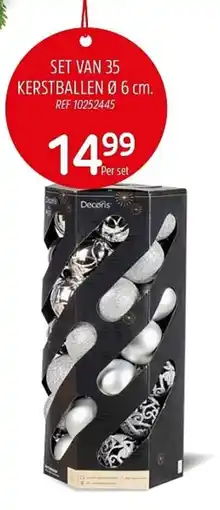 Brico Set van 35 kerstballen aanbieding