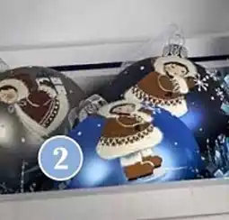 Brico Kerstbal glas aanbieding