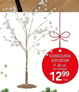 Brico Goudkleurige kerstboom aanbieding
