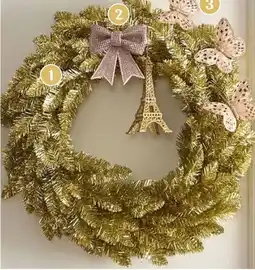 Brico Goudkleurige krans aanbieding