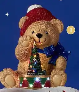 Brico Draaiende beer met leds aanbieding