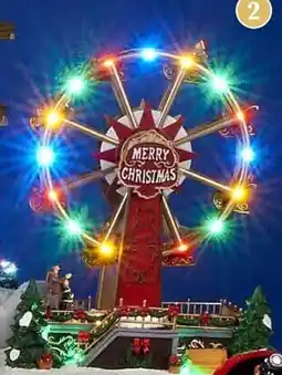 Brico Groot draaiend rad met leds aanbieding