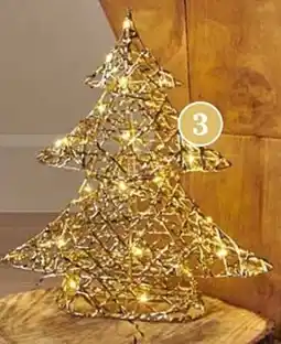 Brico Kerstboom met led-lichtjes aanbieding