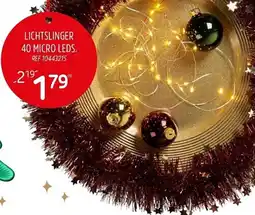 Brico Lichtslinger 40 micro leds. aanbieding