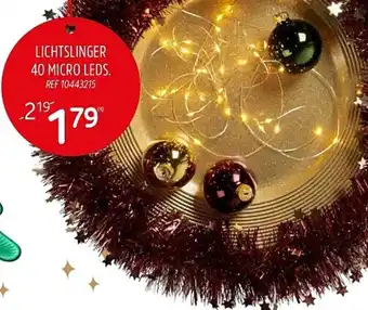 Brico Lichtslinger 40 micro leds. aanbieding