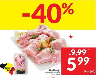 Intermarché Heel konijn aanbieding