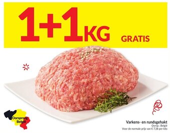 Intermarché Varkens- en rundsgehakt aanbieding