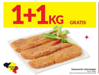 Intermarché Gepaneerde varkenslapjes aanbieding