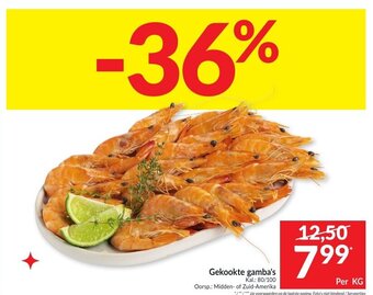 Intermarché Gekookte gamba's aanbieding