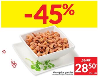 Intermarché Verse grijze garnalen aanbieding