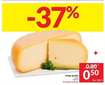Intermarché Jonge gouda 100g aanbieding