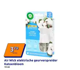 Action Air Wick elektrische geurverspreider Katoenbloem aanbieding