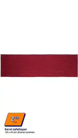 Action Kerst tafelloper aanbieding