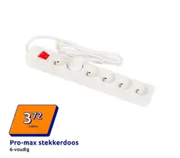 Action Pro-max stekkerdoos aanbieding