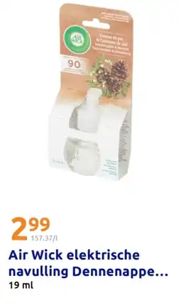 Action Air Wick elektrische navulling Dennenappels & Maretak aanbieding