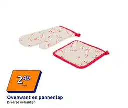 Action Ovenwant en pannenlap aanbieding