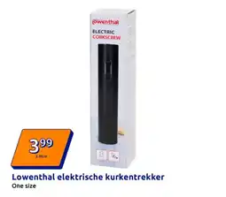 Action Lowenthal elektrische kurkentrekker aanbieding