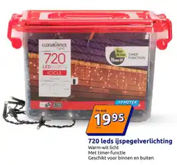 Action 720 leds ijspegelverlichting aanbieding