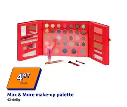 Action Max & More make-up palette aanbieding