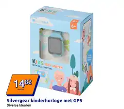Action Silvergear kinderhorloge met GPS aanbieding