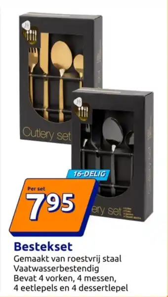 Action Bestekset aanbieding