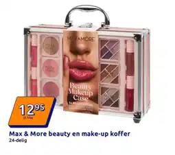 Action Max & More beauty en make-up koffer aanbieding