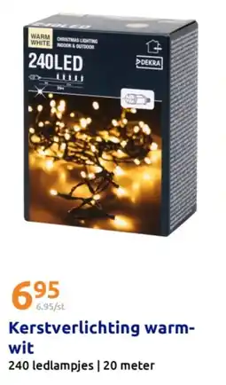 Action Kerstverlichting warmwit aanbieding