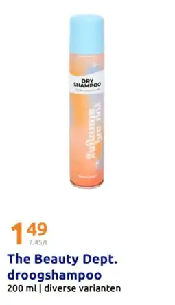 Action The Beauty Dept. droogshampoo aanbieding
