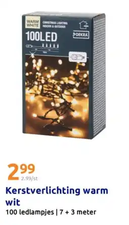 Action Kerstverlichting warm wit aanbieding