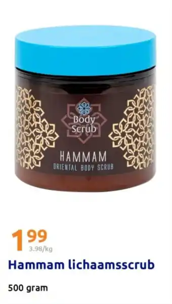 Action Hammam lichaamsscrub aanbieding